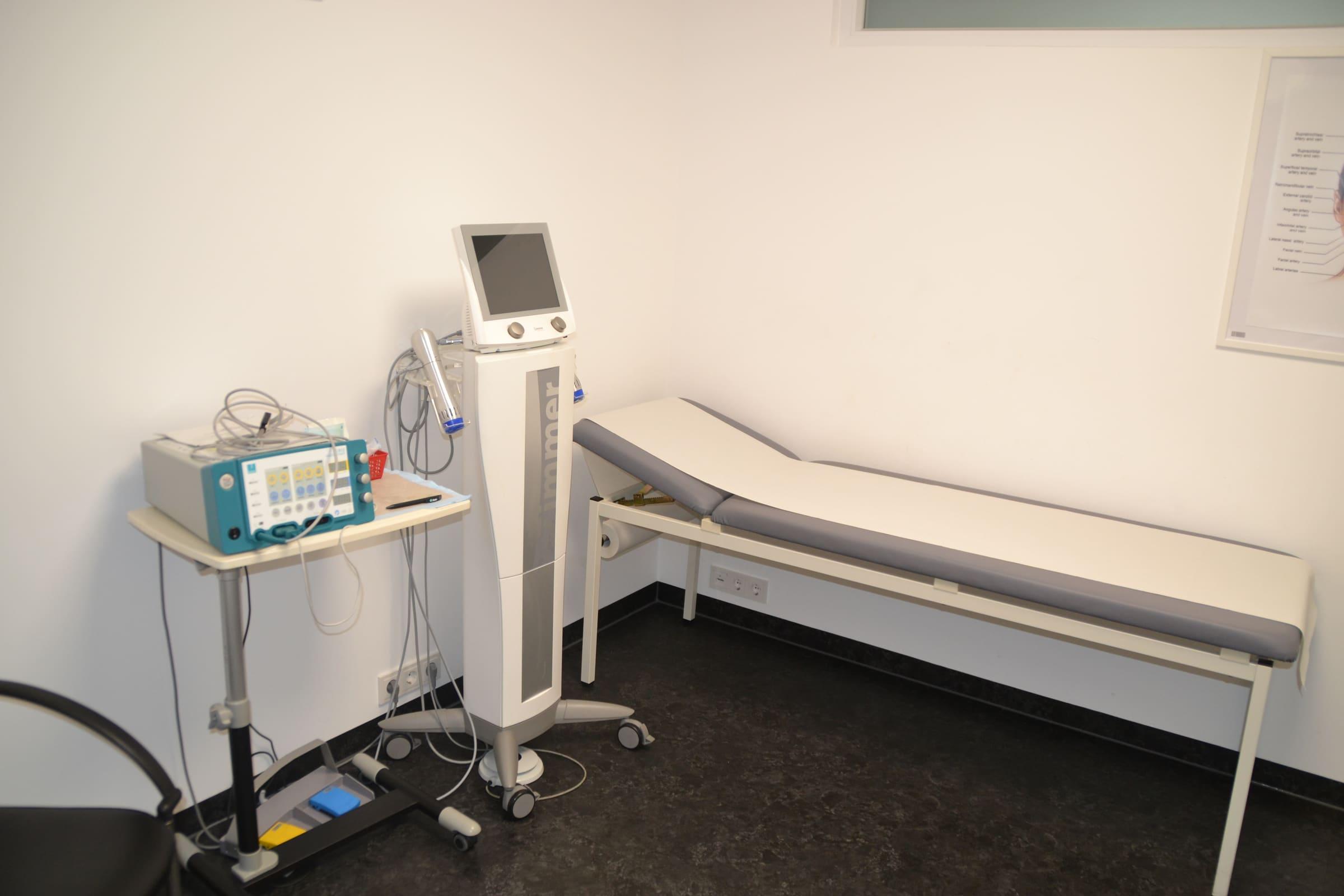 Behandlungszimmer der Praxis