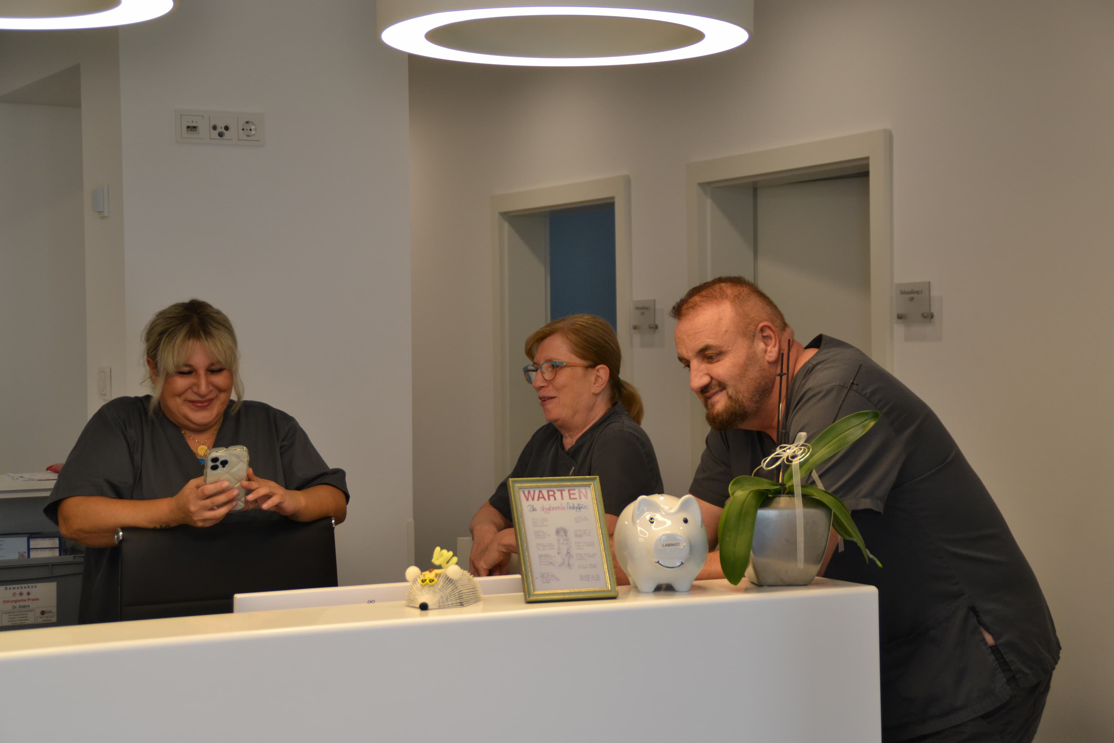Unser Team in entspannter Atmosphäre